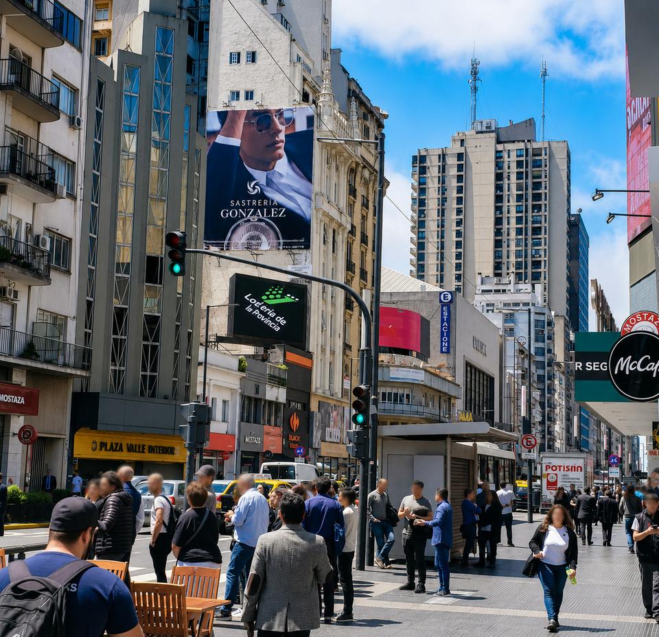 Medianera en Microcentro - Av. Corrientes 915 (a 20 mts del Obelisco)