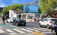 Pantalla LED en Av. Juan B. Justo y Gorriti