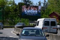 Pantalla LED en Camino Bancalari, rotonda Ruta 197