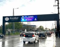 Pantalla LED en Pórtico LED Ruta 26 (Maquinista Savio, conecta Escobar con Pilar)